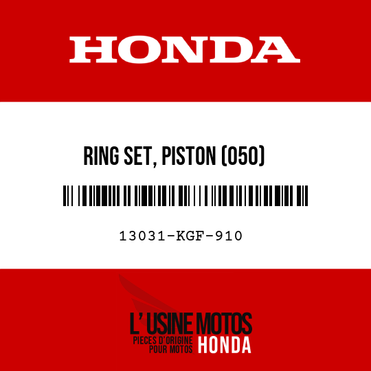 image de 13031-KGF-910 RING SET, PISTON (050)