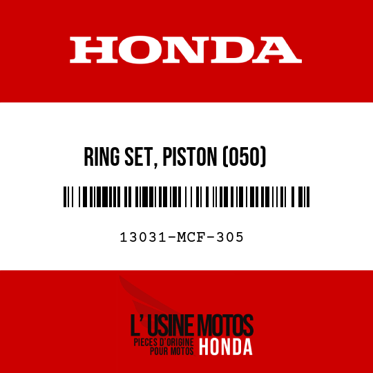 image de 13031-MCF-305 RING SET, PISTON (050)