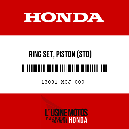 image de 13031-MCJ-000 RING SET, PISTON (STD)