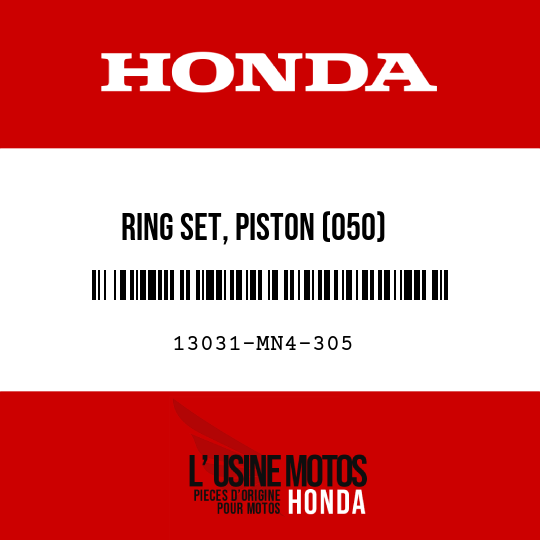 image de 13031-MN4-305 RING SET, PISTON (050)