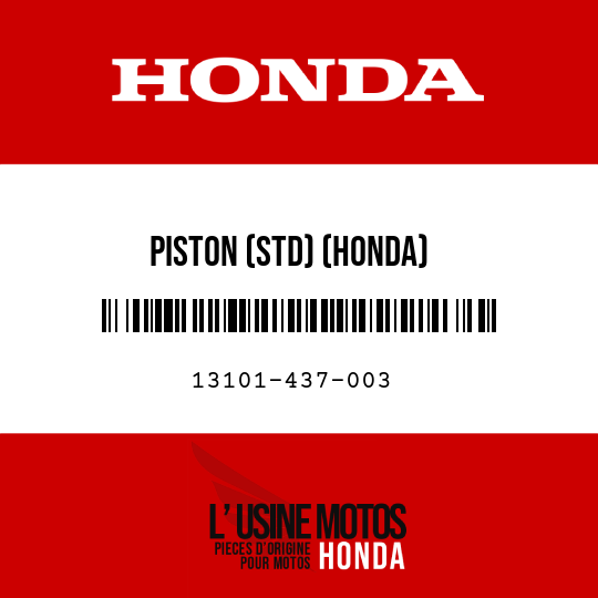image de 13101-437-003 PISTON (STD) (HONDA)