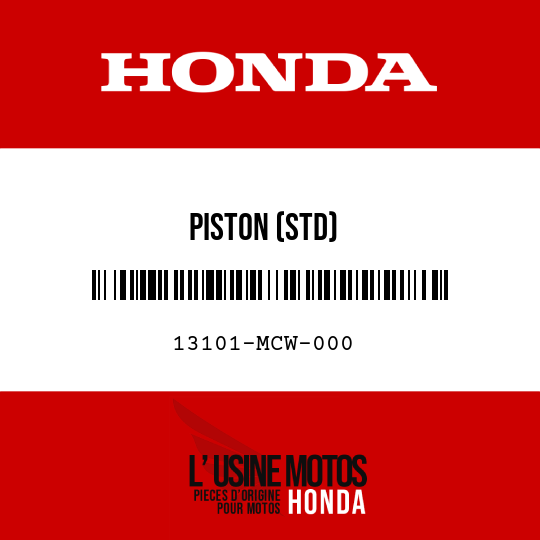 image de 13101-MCW-000 PISTON (STD)
