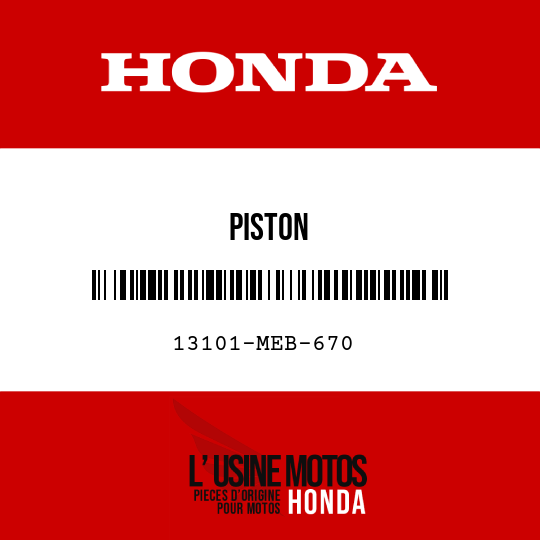 image de 13101-MEB-670 PISTON