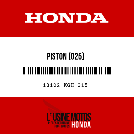 image de 13102-KGH-315 PISTON (025)