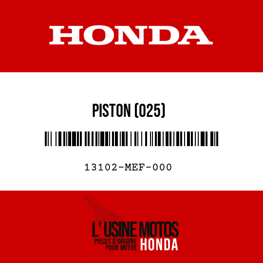 image de 13102-MEF-000 PISTON (025)