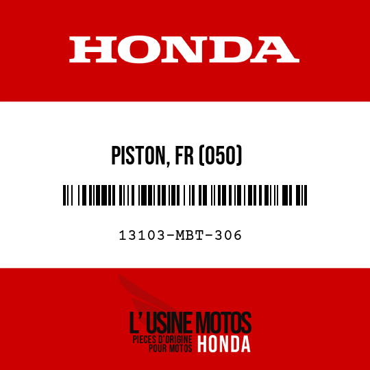 image de 13103-MBT-306 PISTON, FR (050)