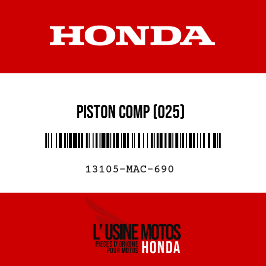 image de 13105-MAC-690 PISTON COMP (025)