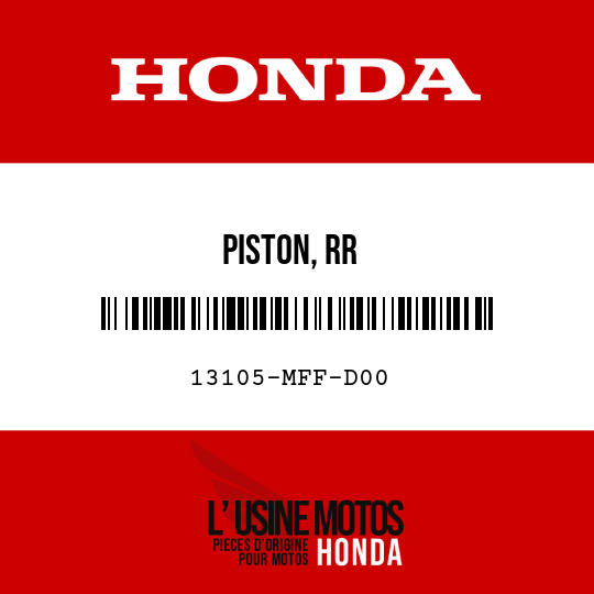 image de 13105-MFF-D00 PISTON, RR