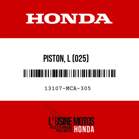 image de 13107-MCA-305 PISTON, L (025)