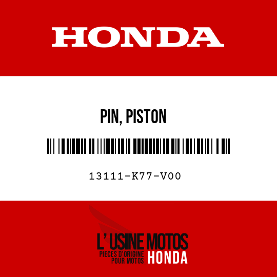 image de 13111-K77-V00 PIN, PISTON