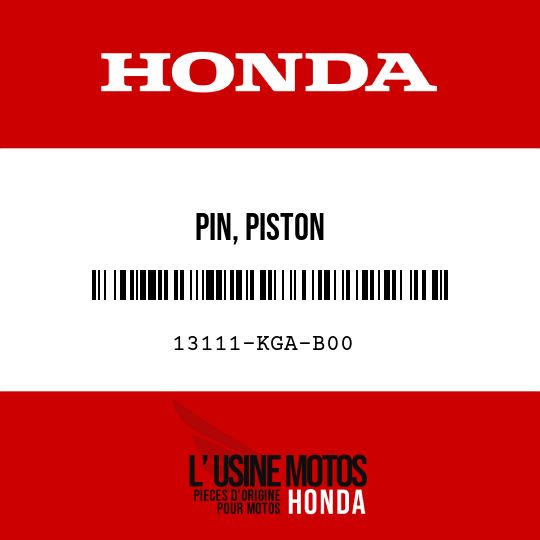 image de 13111-KGA-B00 PIN, PISTON