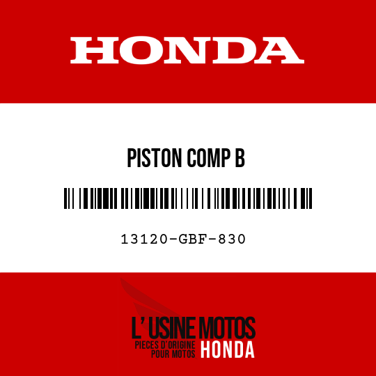 image de 13120-GBF-830 PISTON COMP B