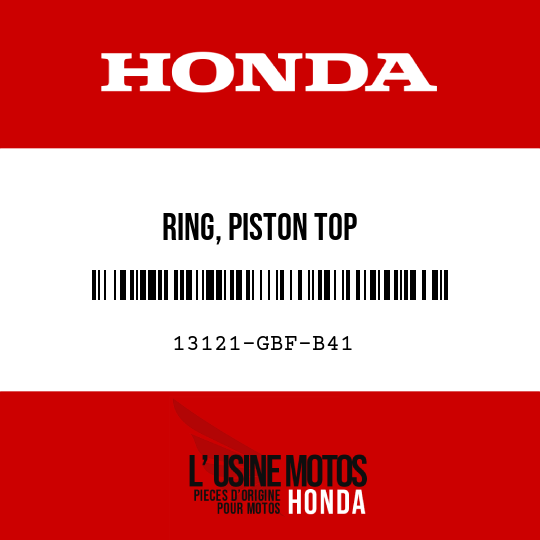 image de 13121-GBF-B41 RING, PISTON TOP