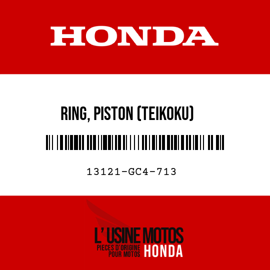 image de 13121-GC4-713 RING, PISTON (TEIKOKU)