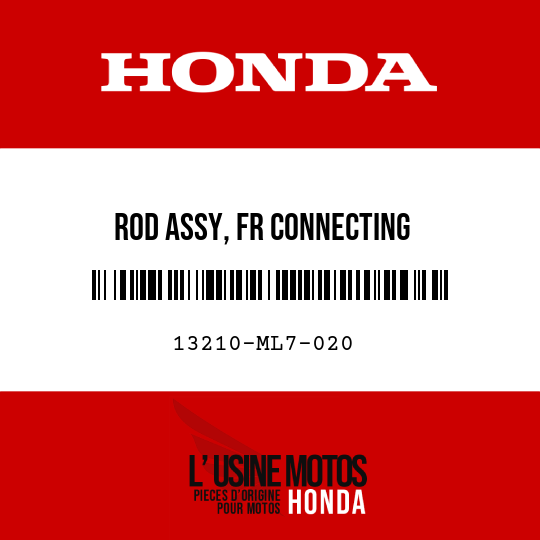 image de 13210-ML7-020 ROD ASSY, FR CONNECTING