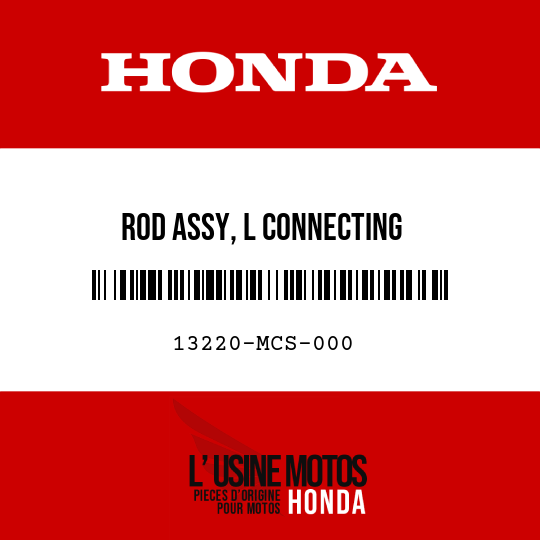 image de 13220-MCS-000 ROD ASSY, L CONNECTING