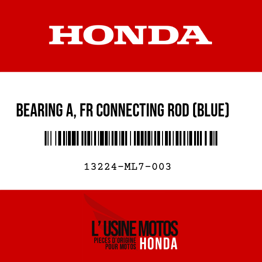 image de 13224-ML7-003 BEARING A, FR CONNECTING ROD (BLUE)