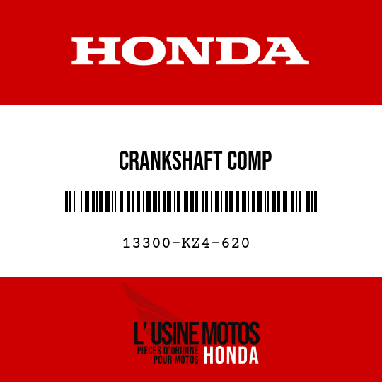 image de 13300-KZ4-620 CRANKSHAFT COMP