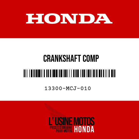 image de 13300-MCJ-010 CRANKSHAFT COMP