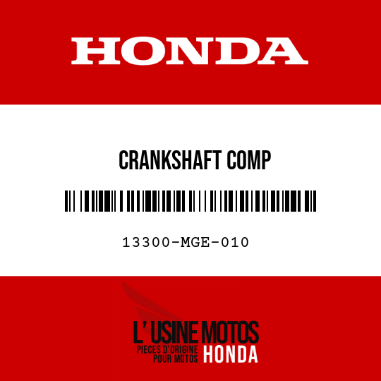 image de 13300-MGE-010 CRANKSHAFT COMP