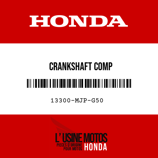 image de 13300-MJP-G50 CRANKSHAFT COMP
