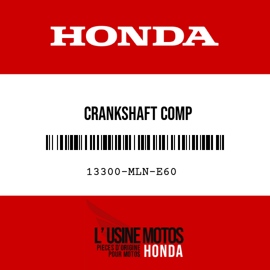 image de 13300-MLN-E60 CRANKSHAFT COMP