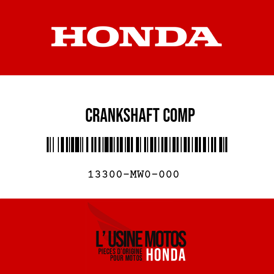 image de 13300-MW0-000 CRANKSHAFT COMP