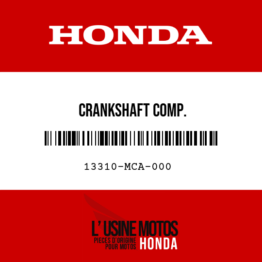 image de 13310-MCA-000 CRANKSHAFT COMP.