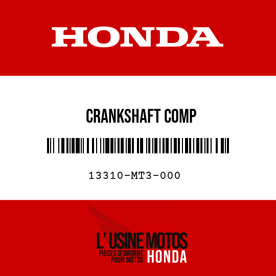 image de 13310-MT3-000 CRANKSHAFT COMP
