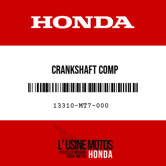 image de 13310-MT7-000 CRANKSHAFT COMP