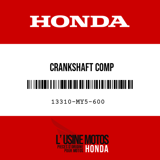 image de 13310-MY5-600 CRANKSHAFT COMP