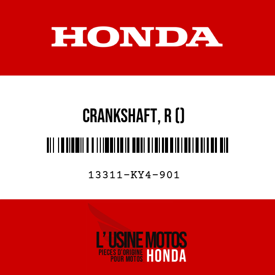 image de 13311-KY4-901 CRANKSHAFT, R ()