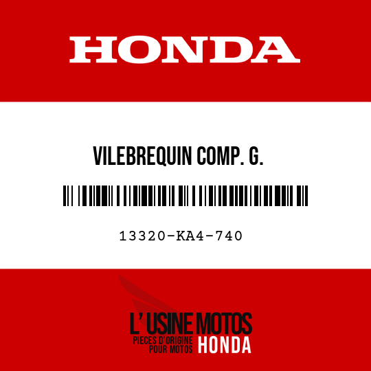 image de 13320-KA4-740 VILEBREQUIN COMP. G.