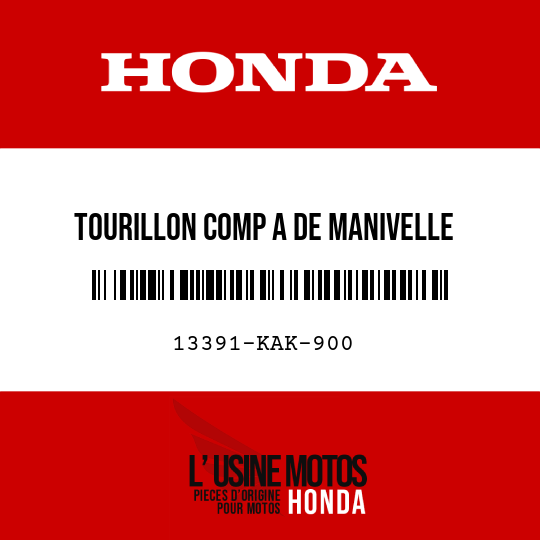 image de 13391-KAK-900 TOURILLON COMP A DE MANIVELLE