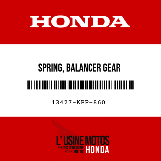 image de 13427-KPP-860 SPRING, BALANCER GEAR