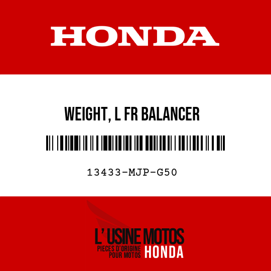 image de 13433-MJP-G50 WEIGHT, L FR BALANCER
