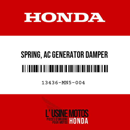 image de 13436-MN5-004 SPRING, AC GENERATOR DAMPER