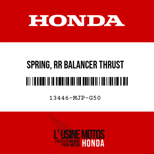 image de 13446-MJP-G50 SPRING, RR BALANCER THRUST