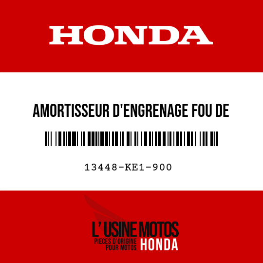 image de 13448-KE1-900 AMORTISSEUR D'ENGRENAGE FOU DE BALANCIER
