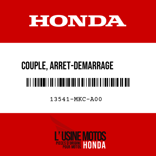 image de 13541-MKC-A00 COUPLE, ARRET-DEMARRAGE       AUTOMATIQUE AV