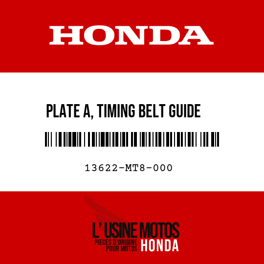 image de 13622-MT8-000 PLATE A, TIMING BELT GUIDE