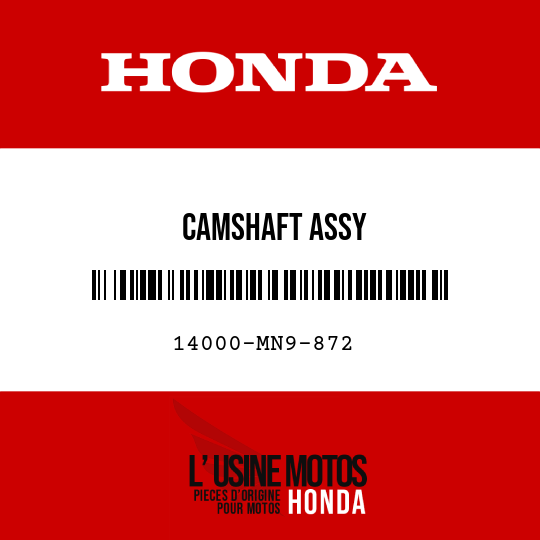 image de 14000-MN9-872 CAMSHAFT ASSY