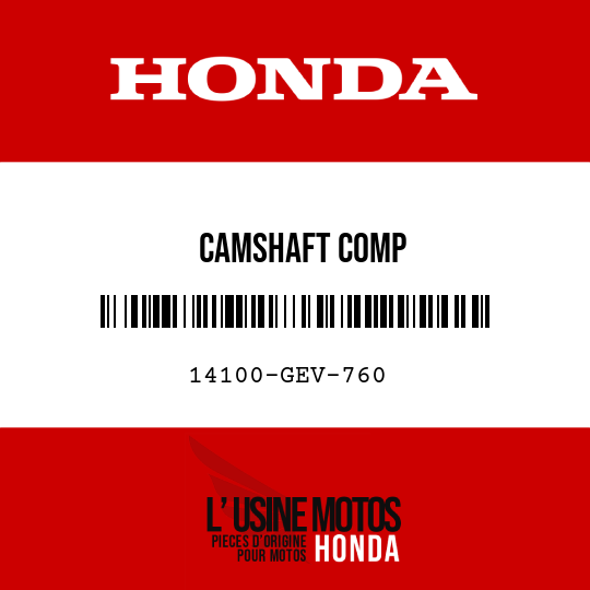 image de 14100-GEV-760 CAMSHAFT COMP