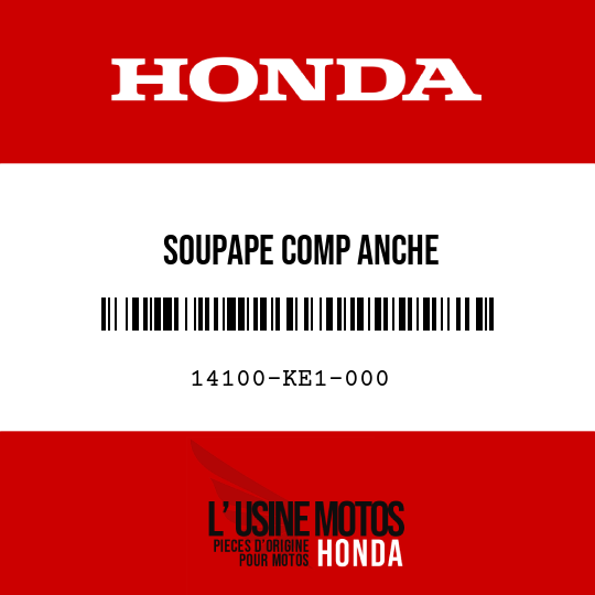 image de 14100-KE1-000 SOUPAPE COMP ANCHE