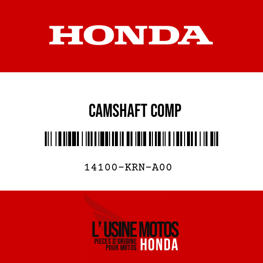 image de 14100-KRN-A00 CAMSHAFT COMP