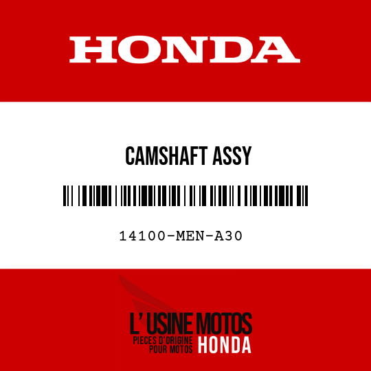 image de 14100-MEN-A30 CAMSHAFT ASSY