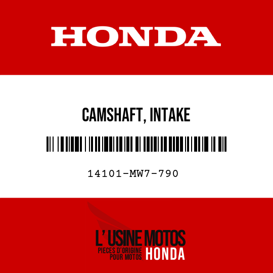 image de 14101-MW7-790 CAMSHAFT, INTAKE