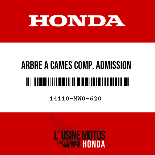 image de 14110-MW0-620 ARBRE A CAMES COMP. ADMISSION