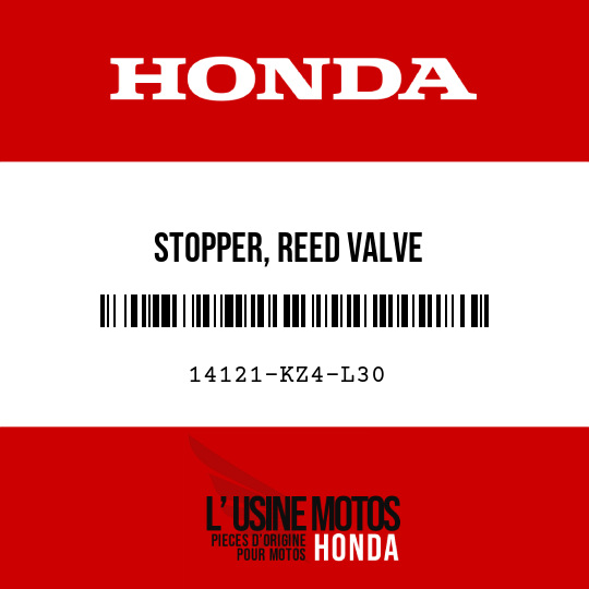 image de 14121-KZ4-L30 STOPPER, REED VALVE