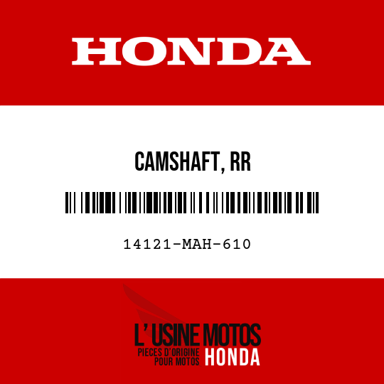 image de 14121-MAH-610 CAMSHAFT, RR